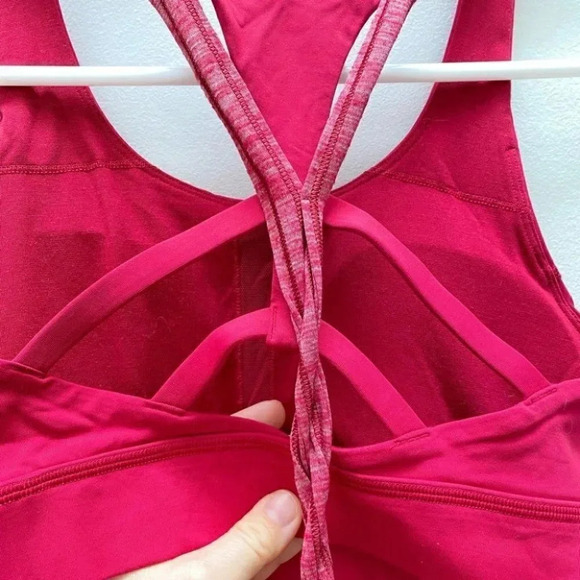 LULULEMON - Raspberry Twist and Toil Top - Picture 3 of 6